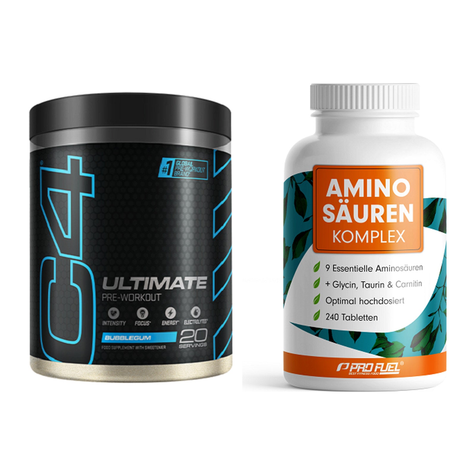 Trainings-Set: Cellucor C4 ULTIMATE 20 + ProFuel Aminosäuren – alle enthaltenen Artikel