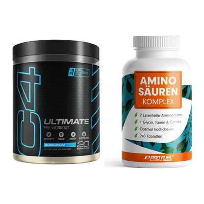 Trainings-Set: Cellucor C4 ULTIMATE 20 + ProFuel Aminosäuren – alle enthaltenen Artikel
