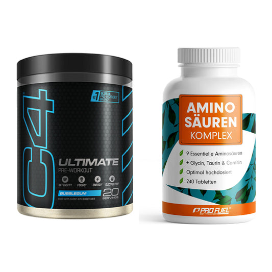 Trainings-Set: Cellucor C4 ULTIMATE 20 + ProFuel Aminosäuren – alle enthaltenen Artikel