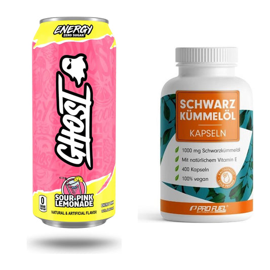 Trainings-Set: Ghost Energy + ProFuel Schwarzkümmelöl – alle enthaltenen Artikel