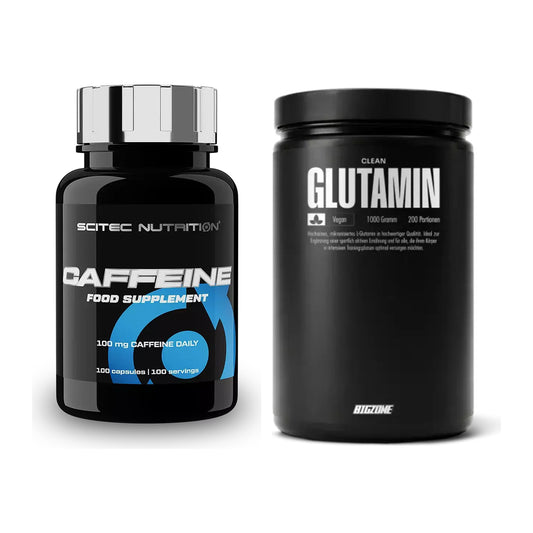 Trainings-Set: Scitec Caffeine + Big Zone Glutamin – alle enthaltenen Artikel