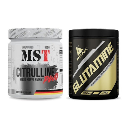 Trainings-Set: MST Citrulline Malat 300g + Peak Glutamin – alle enthaltenen Artikel
