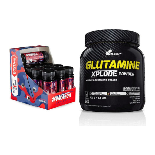 Trainings-Set: DY Nutrition M6Teen + Olimp L-Glutamine Xplode – alle enthaltenen Artikel