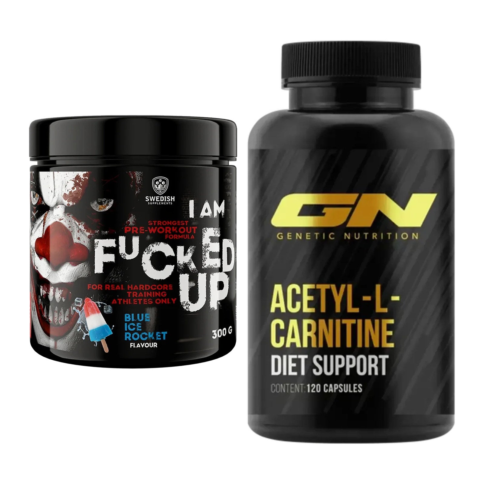 Trainings-Set: Swedish Supplements Fucked Up + GN Acetyl L-Carnitin – alle enthaltenen Artikel