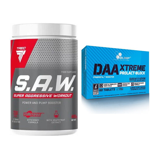 Trainings-Set: Trec Nutrition SAW Booster + Olimp DAA Xtreme – alle enthaltenen Artikel