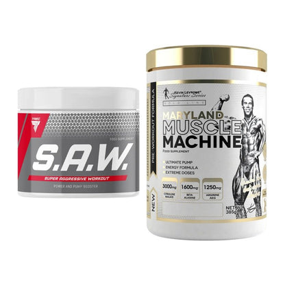 Trainings-Set: Trec Nutrition SAW Booster + Kevin Levrone Maryland – alle enthaltenen Artikel