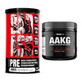 Trainings-Set: BAD ASS Pre + Sinob Core Arginin AAKG Pulver – alle enthaltenen Artikel