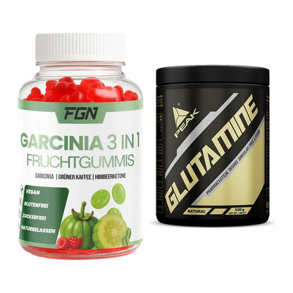 Trainings-Set: FGN Garcinia 60 Fruchtgummies + Peak Glutamin – alle enthaltenen Artikel