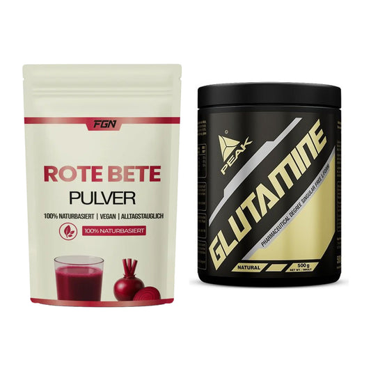 Trainings-Set: FGN Rote Beete Pulver + Peak Glutamin – alle enthaltenen Artikel