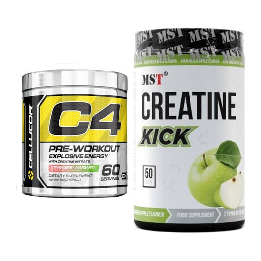 Trainings-Set: Cellucor C4 Original 60 Serv. + MST Creatine Kick – alle enthaltenen Artikel
