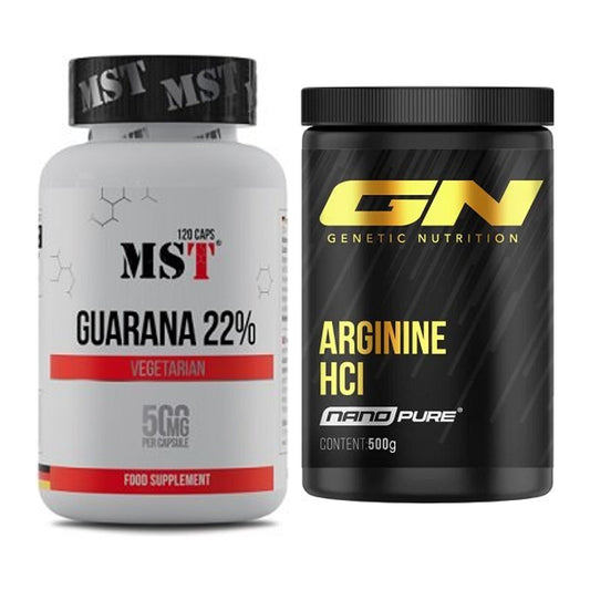 Trainings-Set: MST Guarana 22% + GN Arginine HCL Nano Pure – alle enthaltenen Artikel