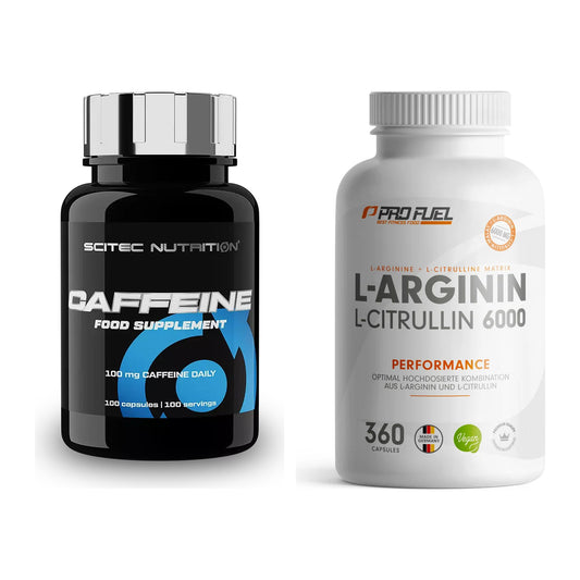 Trainings-Set: Scitec Caffeine + ProFuel L-Arginin & L-Citrullin – alle enthaltenen Artikel