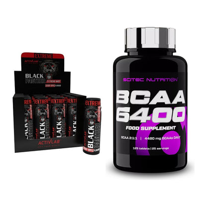 Trainings-Set: Activlab Black Panther Extreme + Scitec BCAA 6400 – alle enthaltenen Artikel