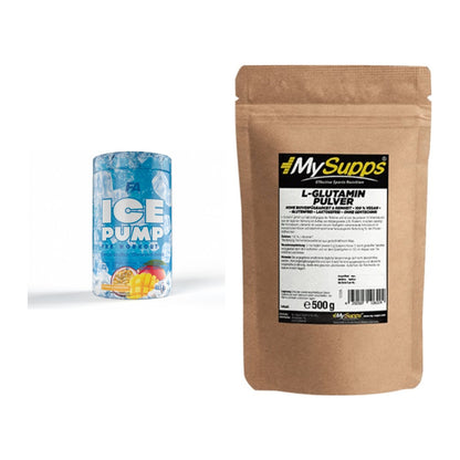 Trainings-Set: FA Nutrition ICE Pump Pre-Workout + MySupps Glutamine – alle enthaltenen Artikel