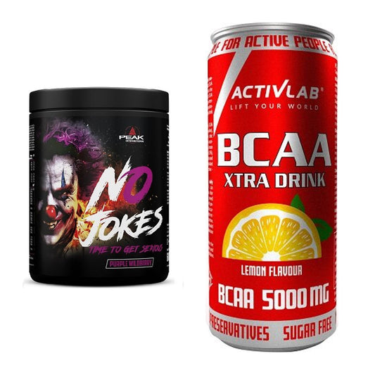 Trainings-Set: Peak No Jokes + Activlab BCAA Xtra Drink 5000mg – alle enthaltenen Artikel