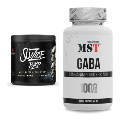 Trainings-Set: #GYMJUICE SUIZIDE PUMP + MST GABA 1000mg – alle enthaltenen Artikel
