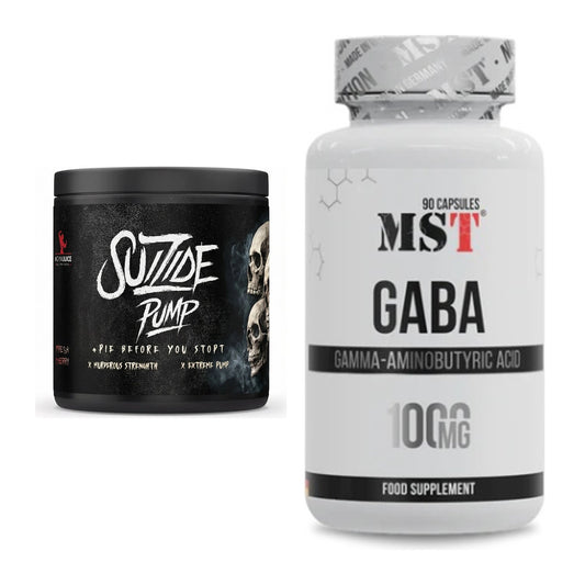 Trainings-Set: #GYMJUICE SUIZIDE PUMP + MST GABA 1000mg – alle enthaltenen Artikel