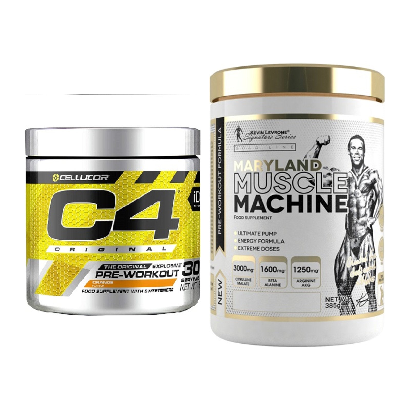 Trainings-Set: Cellucor C4 Original + Kevin Levrone Maryland – alle enthaltenen Artikel