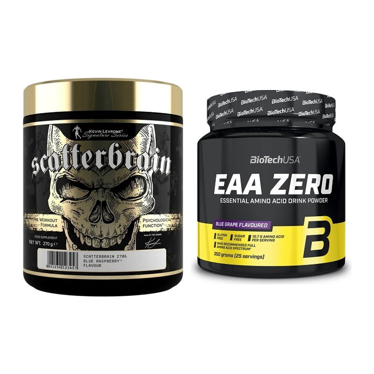 Trainings-Set: Kevin Levrone Scatterbrain + BioTech EAA Zero – alle enthaltenen Artikel