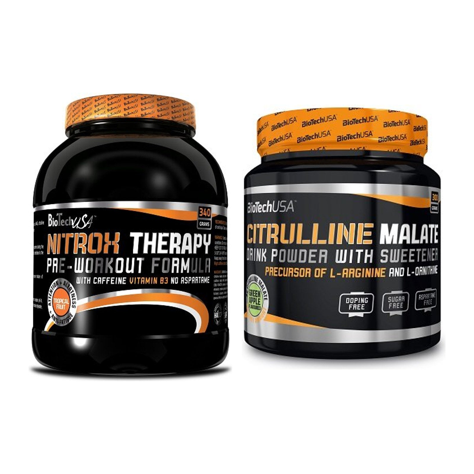 Trainings-Set: BioTech NitroX Therapy + BioTech Citrulline Malate – alle enthaltenen Artikel