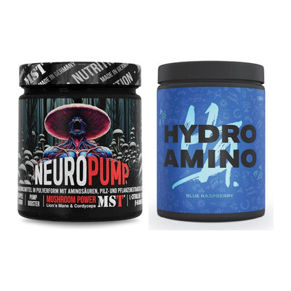 Trainings-Set: MST NeuroPump 270g (Red + Nanosupps Hydro Amino 390g – alle enthaltenen Artikel