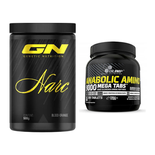 Trainings-Set: GN Narc + Olimp Anabolic Amino 9000 Mega – alle enthaltenen Artikel