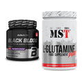 Trainings-Set: BioTech Black Blood CAF+ 300g (80 + MST Glutamine – alle enthaltenen Artikel