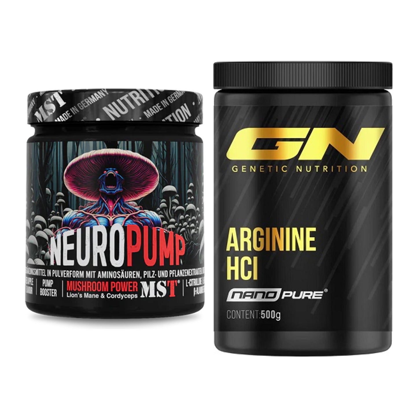 Trainings-Set: MST NeuroPump + GN Arginine HCL Nano Pure – alle enthaltenen Artikel