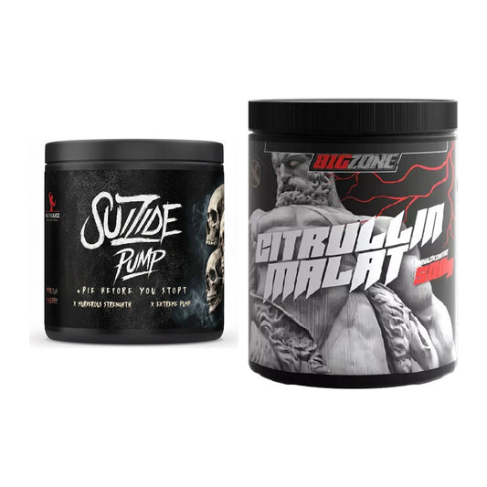 Trainings-Set: #GYMJUICE SUIZIDE PUMP + Big Zone Citrullin Malat – alle enthaltenen Artikel