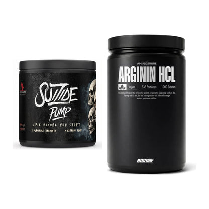 Trainings-Set: #GYMJUICE SUIZIDE PUMP + Big Zone L-Arginin – alle enthaltenen Artikel