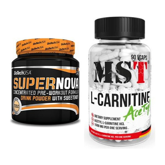 Trainings-Set: BioTech Supernova + MST L-Carnitine Acetyle – alle enthaltenen Artikel