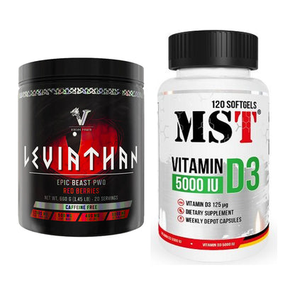 Trainings-Set: Viking Power Leviathan + MST Vitamin D3 5000IU 120 – alle enthaltenen Artikel