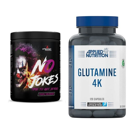 Trainings-Set: Peak No Jokes + Applied Nutrition Glutamine 4K – alle enthaltenen Artikel