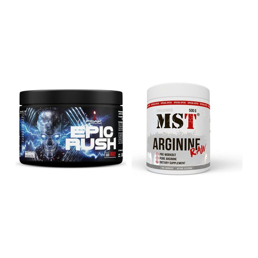 Trainings-Set: Peak Epic Rush + MST Arginine RAW – alle enthaltenen Artikel