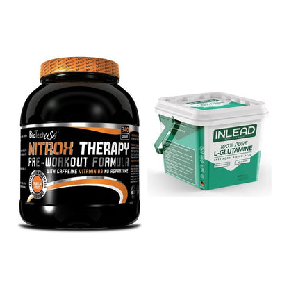 Trainings-Set: BioTech NitroX Therapy + INLEAD L-Glutamine – alle enthaltenen Artikel