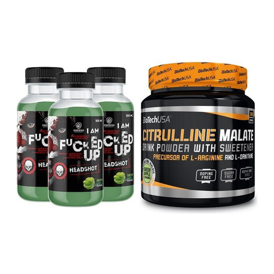 Trainings-Set: Swedish Supplements Fucked + BioTech Citrulline Malate – alle enthaltenen Artikel
