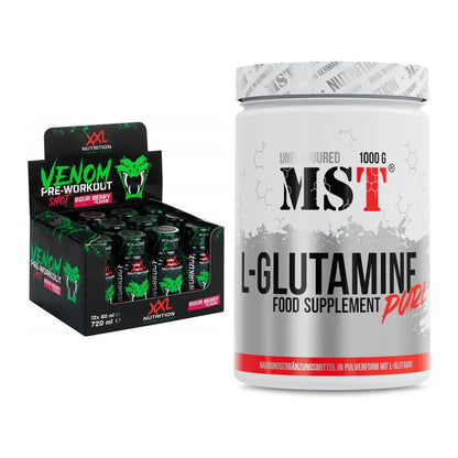 Trainings-Set: XXL Nutrition Venom Shot + MST Glutamine – alle enthaltenen Artikel