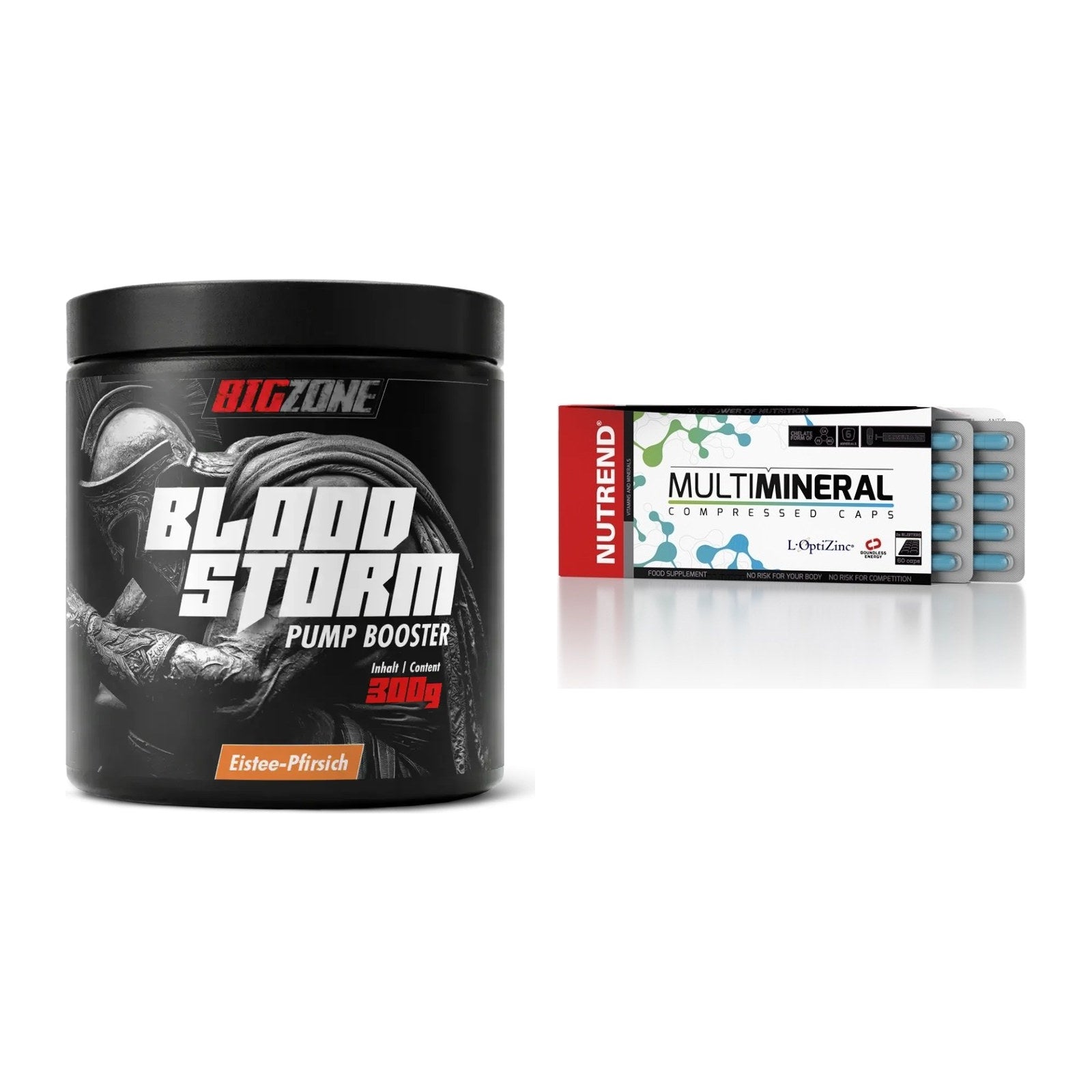 Trainings-Set: Big Zone Bloodstorm 2.0 + Nutrend Multimineral – alle enthaltenen Artikel