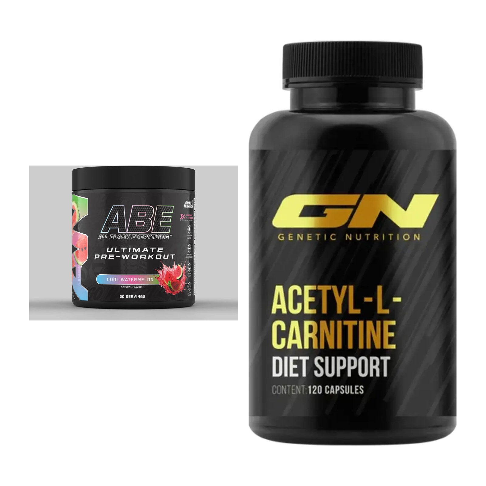 Trainings-Set: Applied Nutrition A.B.E Ultimate + GN Acetyl L-Carnitin – alle enthaltenen Artikel