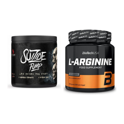Trainings-Set: #GYMJUICE SUIZIDE PUMP + BioTech L-Arginin – alle enthaltenen Artikel