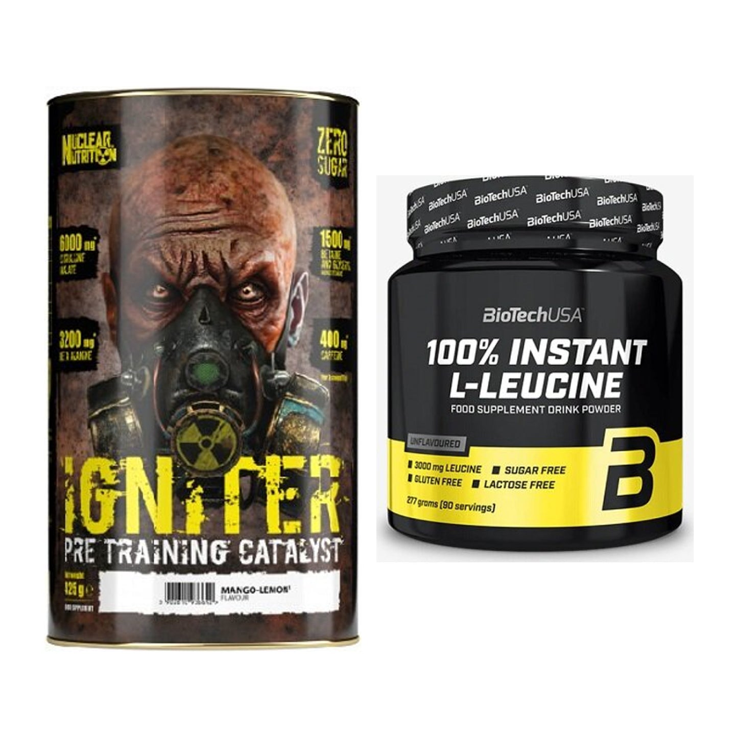 Trainings-Set: Nuclear Nutrition IGNITER + BioTech 100% Instant – alle enthaltenen Artikel
