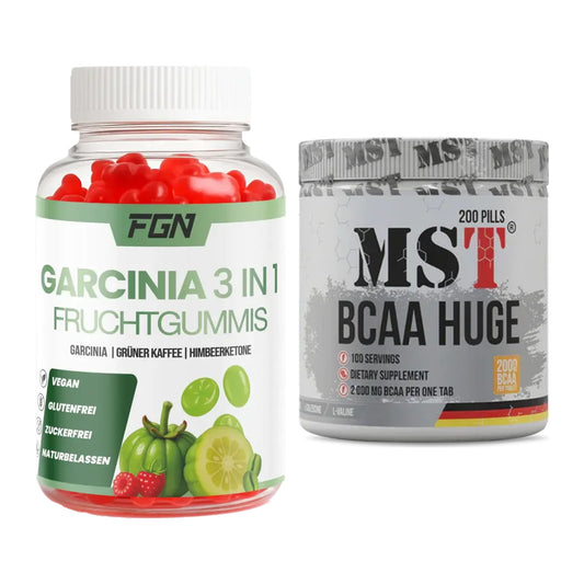 Trainings-Set: FGN Garcinia 60 + MST BCAA Huge 200 Tabl./ – alle enthaltenen Artikel