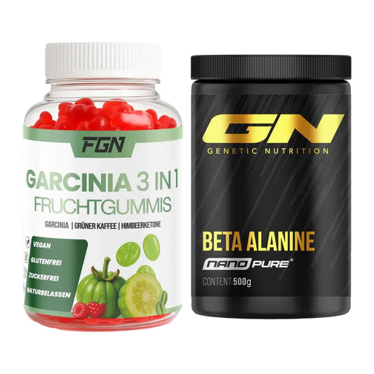 Tréninková sada: FGN Garcinia 60 ovocných gumiček + GN Nano Beta Alanine - všechny položky v ceně