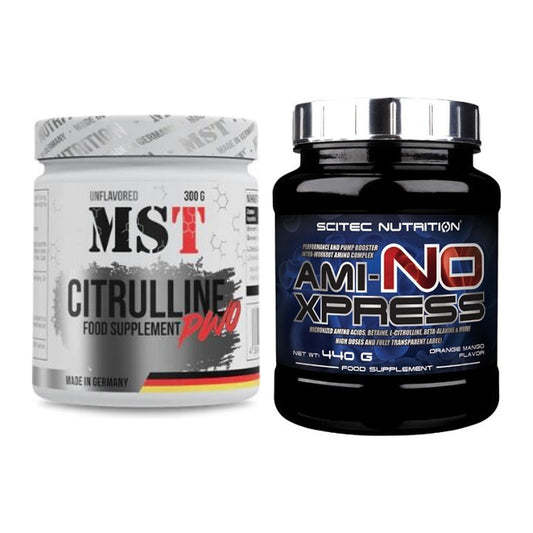 Trainings-Set: MST Citrulline Malat 300g + Scitec Ami-NO Xpress – alle enthaltenen Artikel