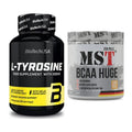 Trainings-Set: BioTech Tyrosine + MST BCAA Huge 200 Tabl./ 2gr pro – alle enthaltenen Artikel