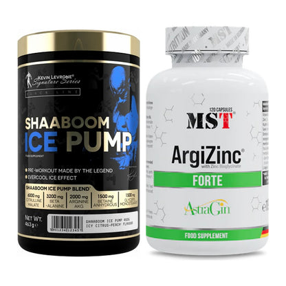 Trainings-Set: Kevin Levrone Shaaboom Ice Pump + MST ArgiZinc Forte – alle enthaltenen Artikel