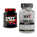 Trainings-Set: Scitec Hot Blood Hardcore + MST 21 Amino Acids – alle enthaltenen Artikel