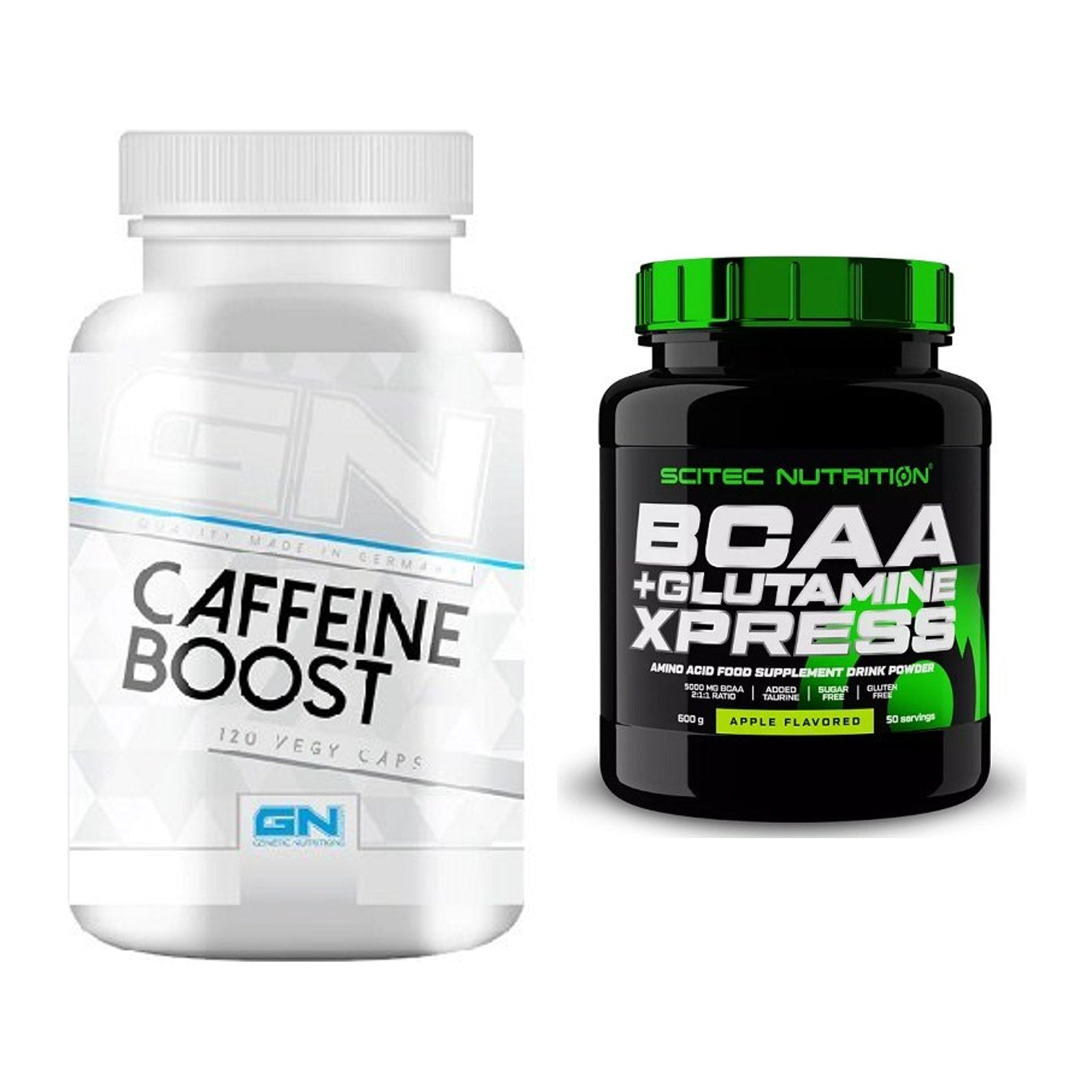Trainings-Set: GN Caffein Boost + Scitec BCAA+ Glutamine Xpress – alle enthaltenen Artikel