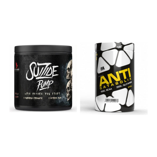Trainings-Set: #GYMJUICE SUIZIDE PUMP + FA Nutrition Anticatabolix – alle enthaltenen Artikel
