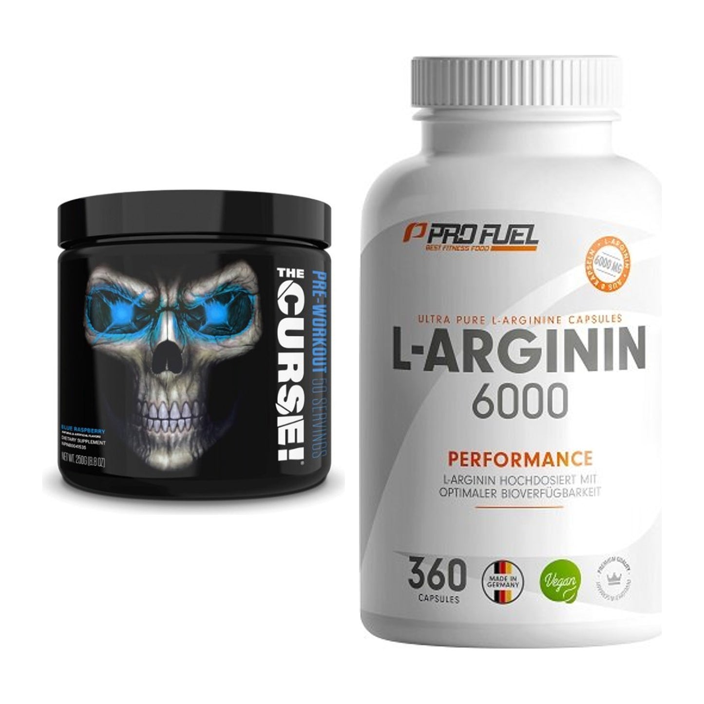 Trainings-Set: JNX Sports The Curse! + ProFuel L-Arginin 6000 – alle enthaltenen Artikel
